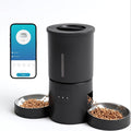 4.2L Automatic Cat Feeder for 2 Cats Dual Bowls WiFi App Timed Feeding Whisker Friendly